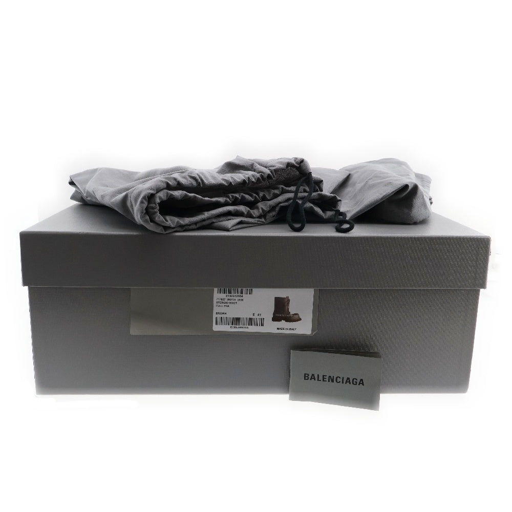 BALENCIAGA(バレンシアガ) 23AW STEROID BOOTS 717807 ステロイド ロングブーツ ブラウン