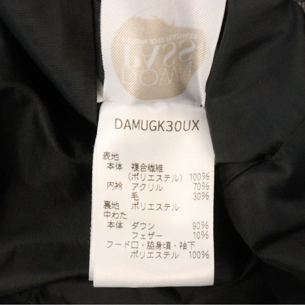 DESCENTE(デサント) ALLTERRAIN MOUNTAINEER オルテライン マウンテニア ナイロン ダウンジャケット ブラック DAMUGK30UX