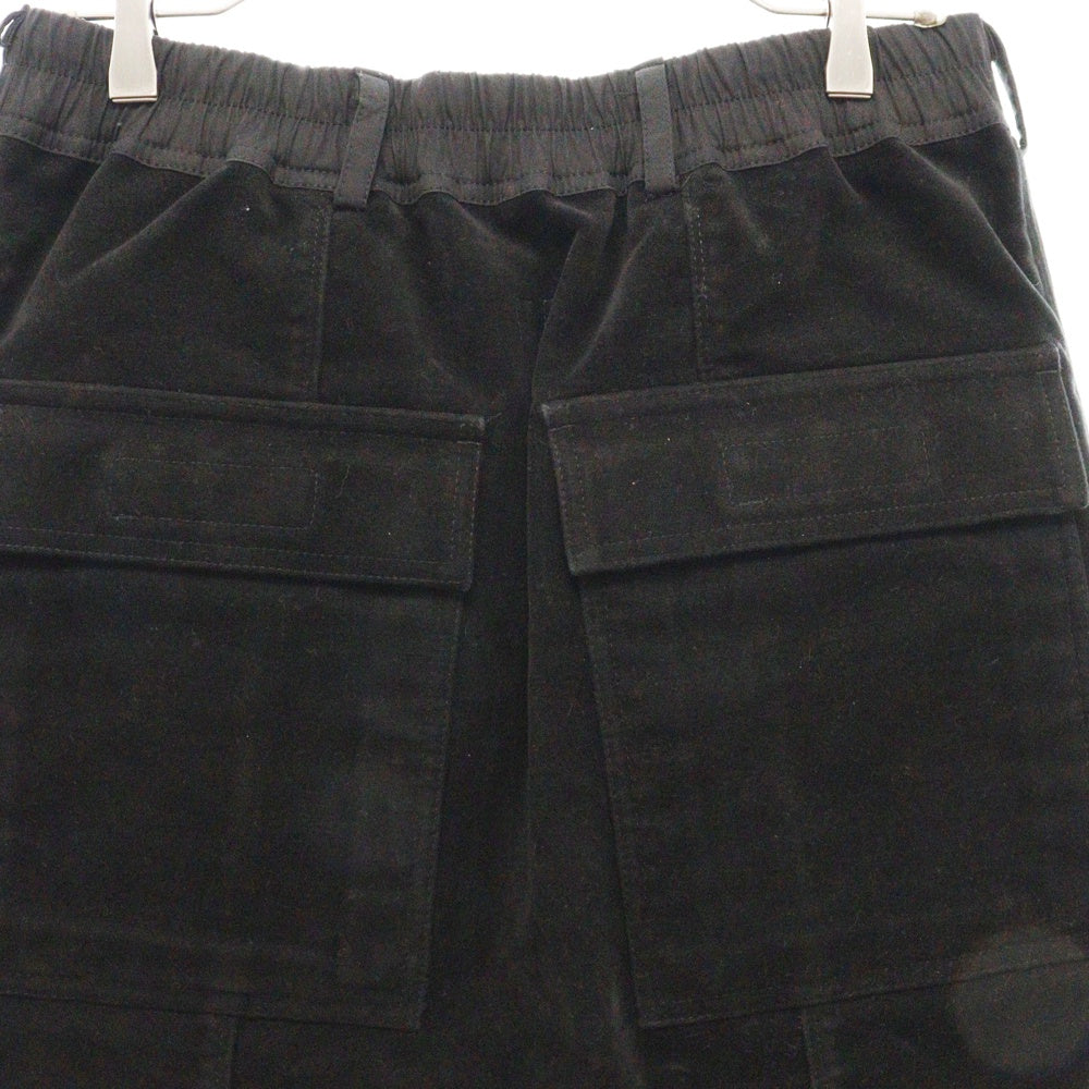 DRKSHDW(ダークシャドウ) 18AW DU18F7373-MO スウェードサルエルパンツ ブラック