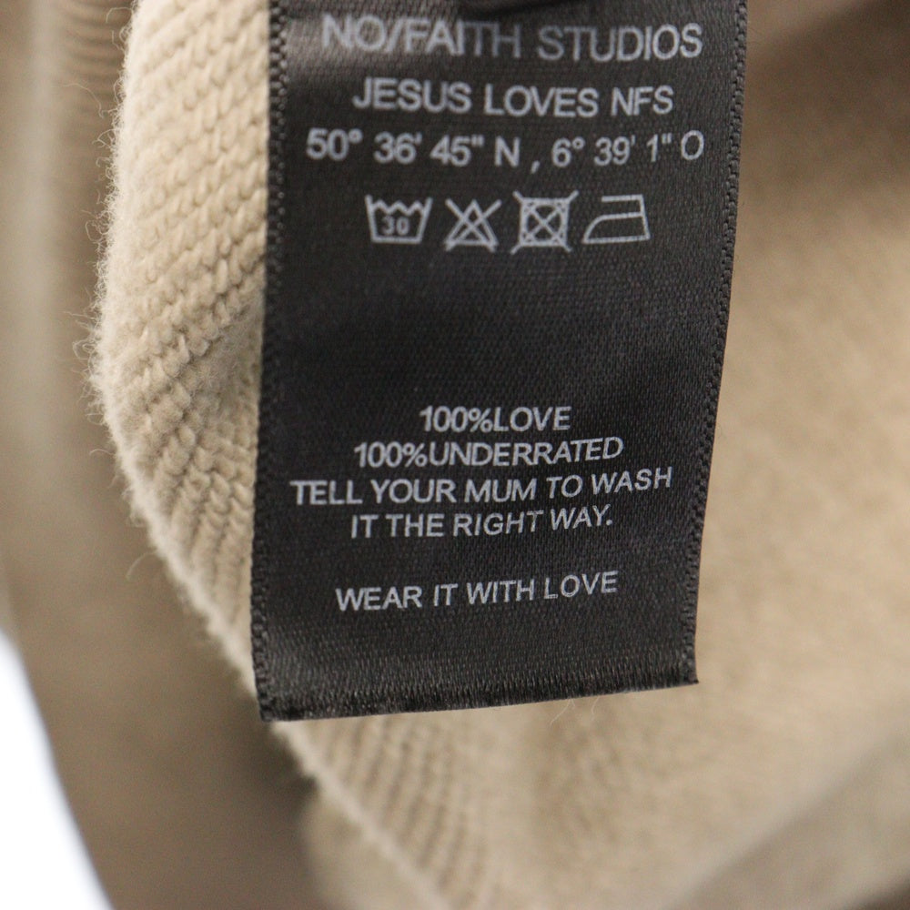 NO/FAITH STUDIOS(ノーフェイスストゥディオス) 24AW EVERY ZIP JACKET エブリージップジャケットパーカー ジップアップフーディ ブラウン