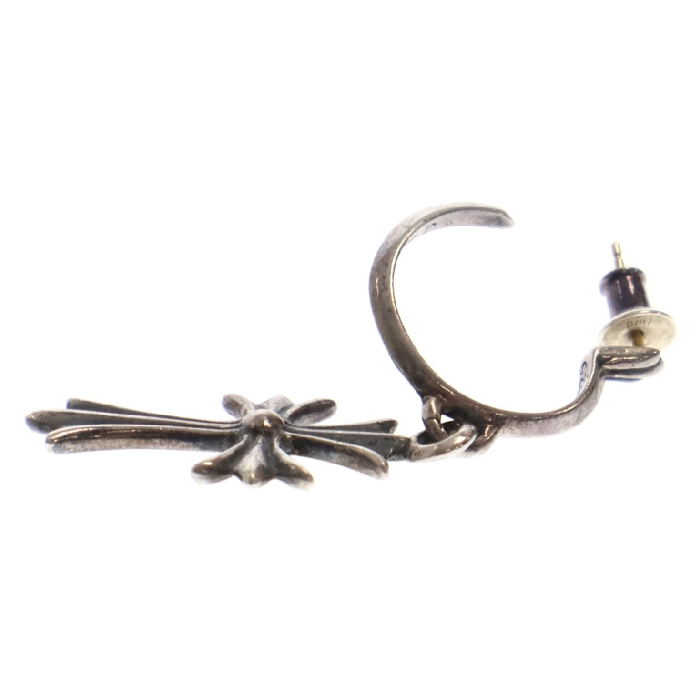 CHROME HEARTS(クロムハーツ) TINY CH CROSS タイニーCHクロスフープ ピアス シルバー