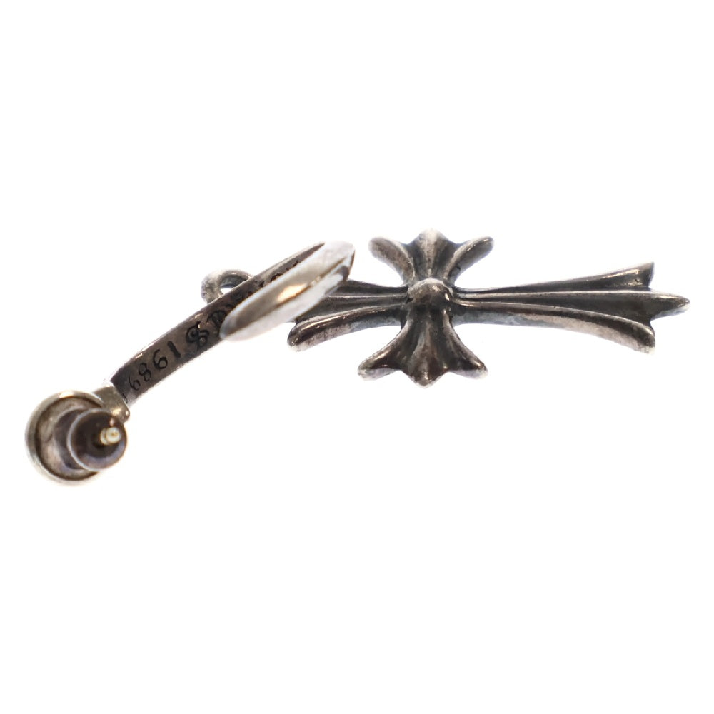 CHROME HEARTS(クロムハーツ) TINY CH CROSS タイニーCHクロスフープ ピアス シルバー