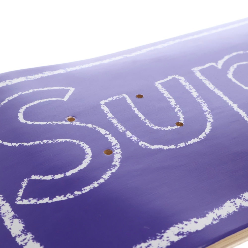 SUPREME(シュプリーム) 21SS ×KAWS Chalk Logo Skateboard カウズ チョークボックスロゴ スケートボードデッキ パープル