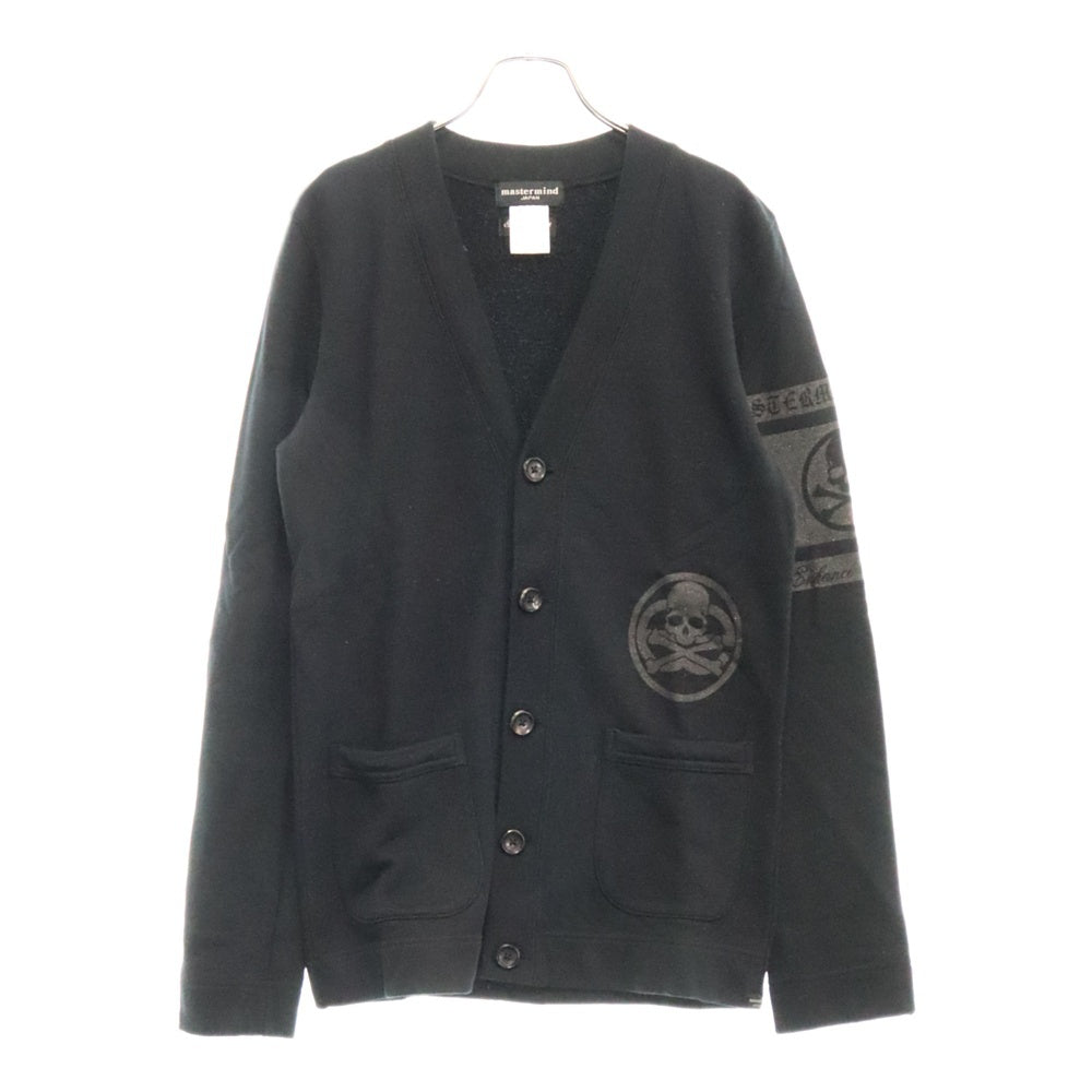 mastermind JAPAN(マスターマインドジャパン) ×Enhance Element スカルプリントカーディガン MX-SW01-10 エンハンスエレメント ブラック
