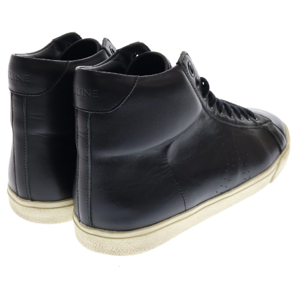 CELINE(セリーヌ) TRIOMPHE TR01M トリオンフ レザー ハイカットスニーカー ブラック