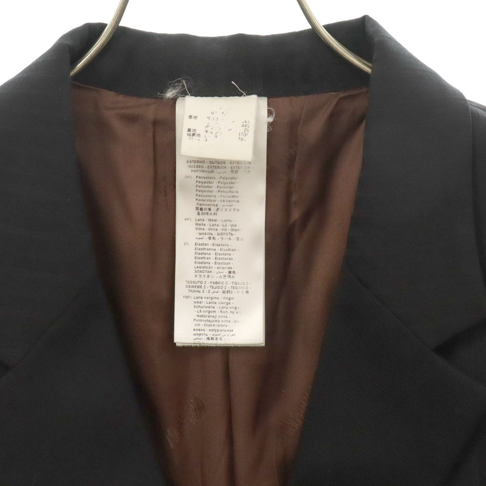 MAGLIANO(マリアーノ) ストライプロングテーラードジャケット ブラック