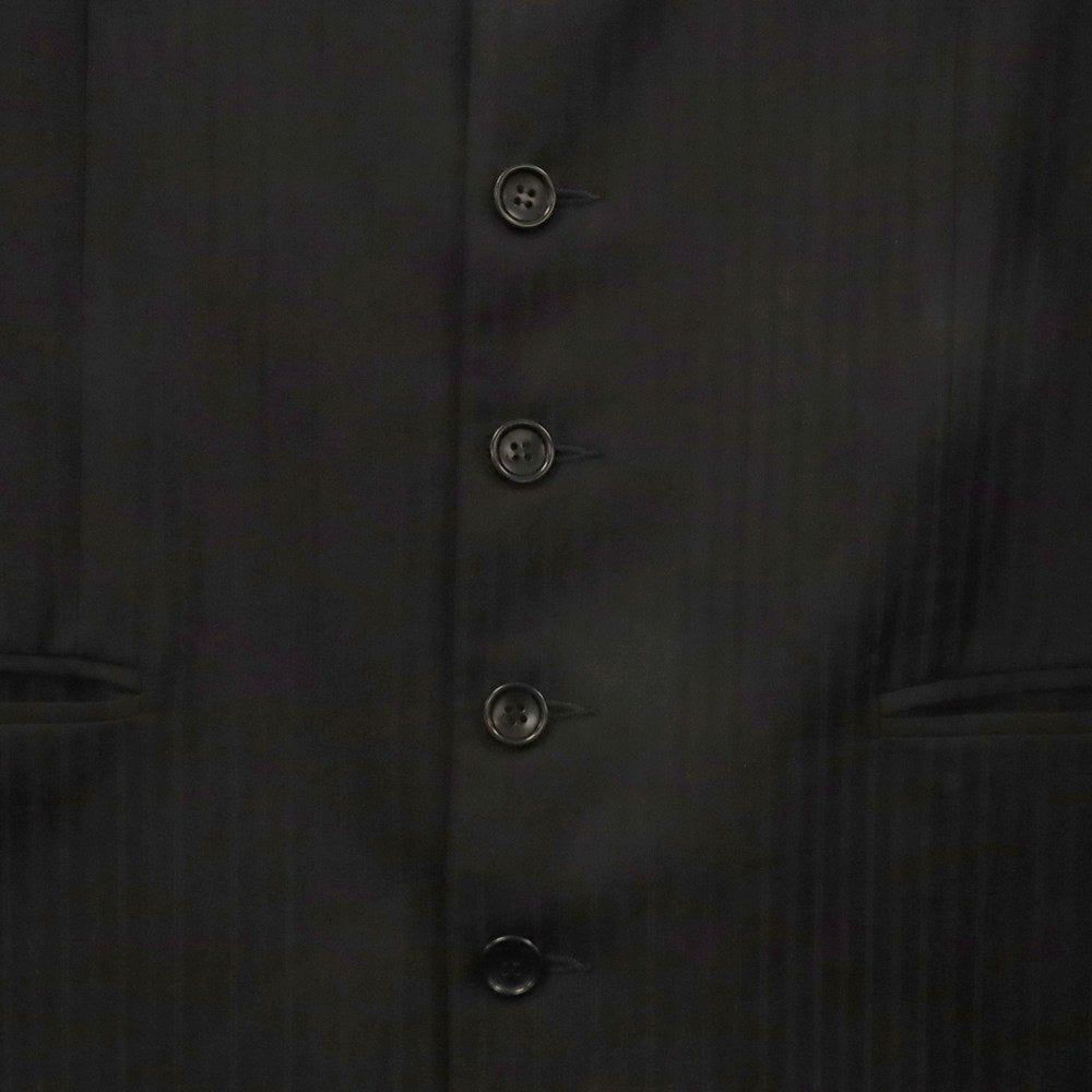 MAGLIANO(マリアーノ) ストライプロングテーラードジャケット ブラック