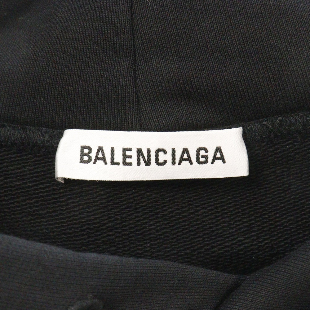 BALENCIAGA(バレンシアガ) 20AW GYM WEAR プルオーバースウェットパーカー ブラック 612964 TIVD4