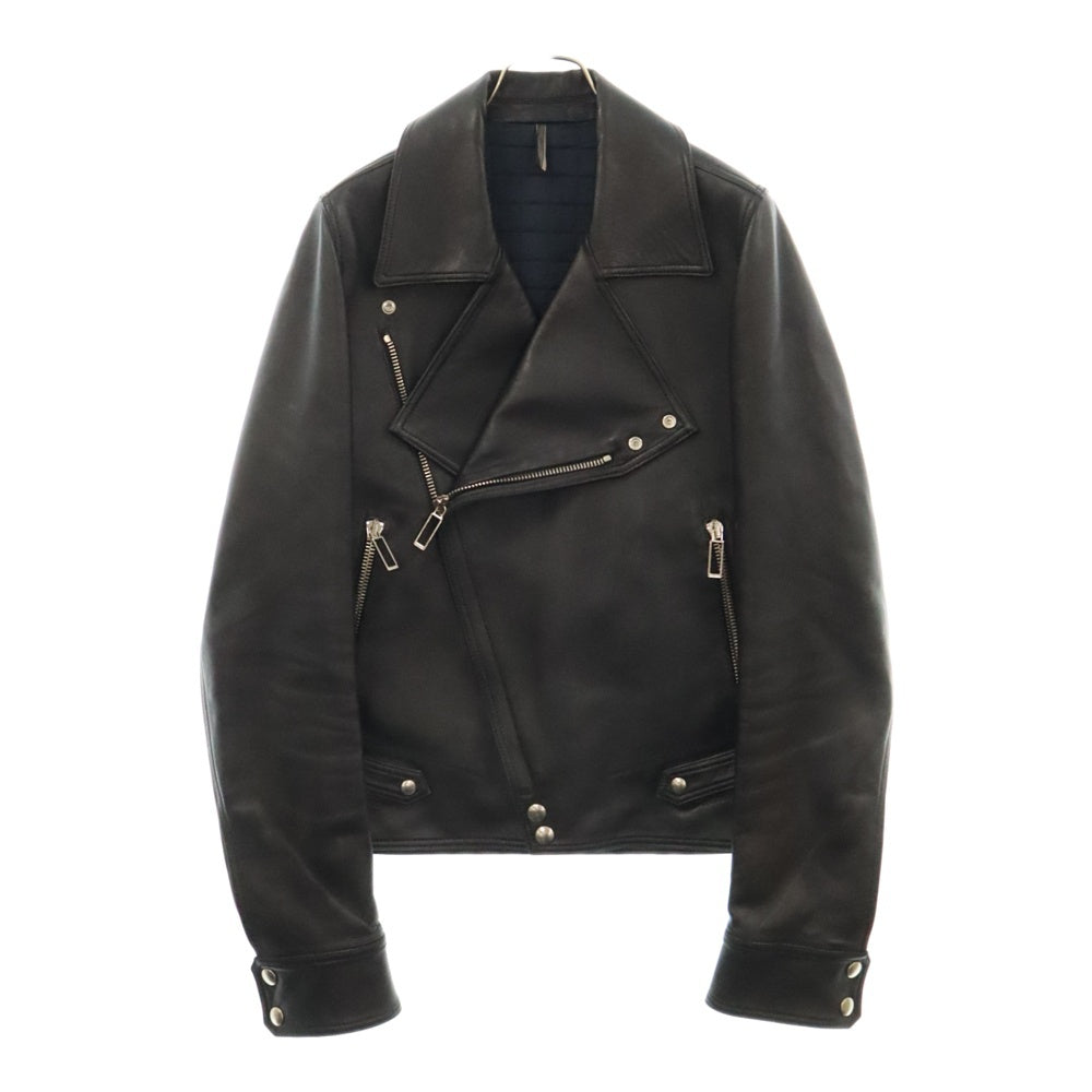 Dior HOMME(ディオールオム) 09AW ダブルライダースレザージャケット ブラック 9H3541450003
