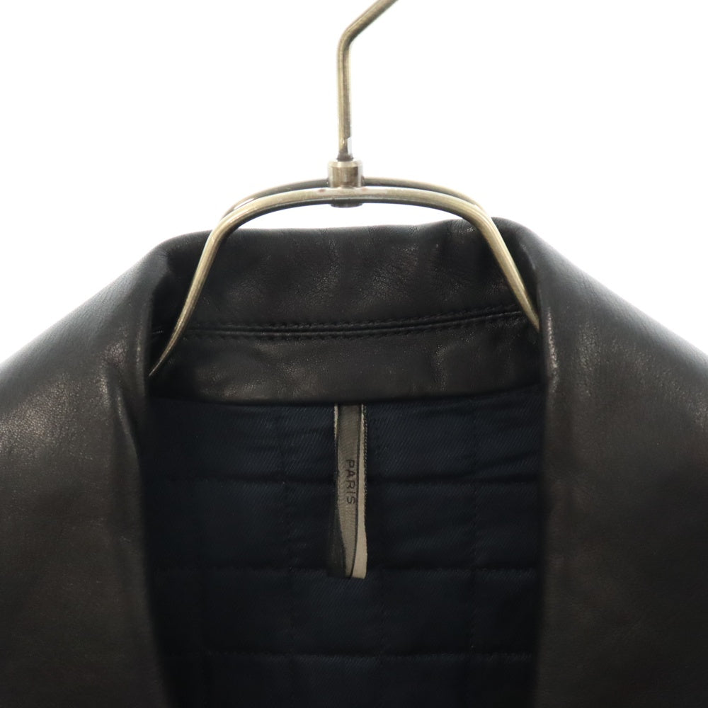 Dior HOMME(ディオールオム) 09AW ダブルライダースレザージャケット ブラック 9H3541450003