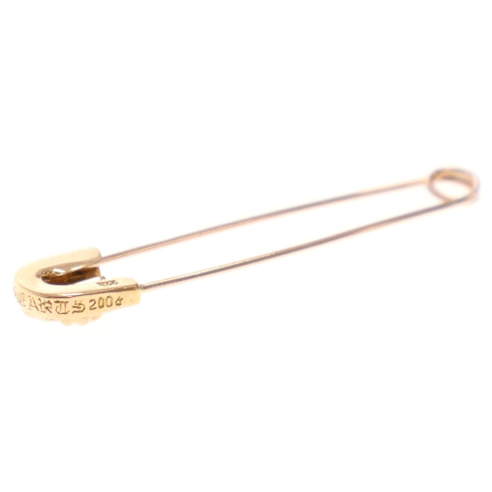 CHROME HEARTS(クロムハーツ) 22K SAFETY PIN L DIA 22Kラージセーフティピン 1ダイヤ ゴールドネックレストップ
