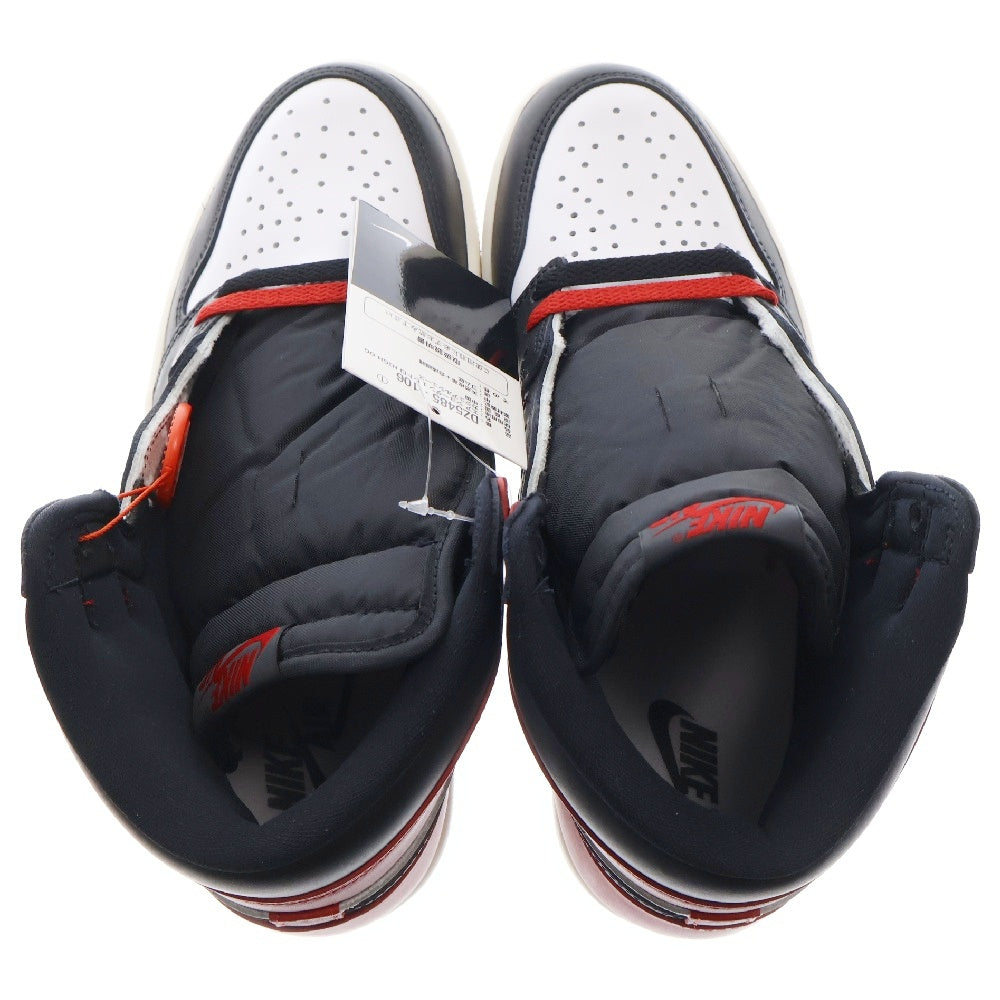 NIKE(ナイキ) Air Jordan 1 エアジョーダン1 レトロ ハイ OG ブラックトゥリイマジンド ハイカットスニーカー US8.5/26.5cm DZ5485-106