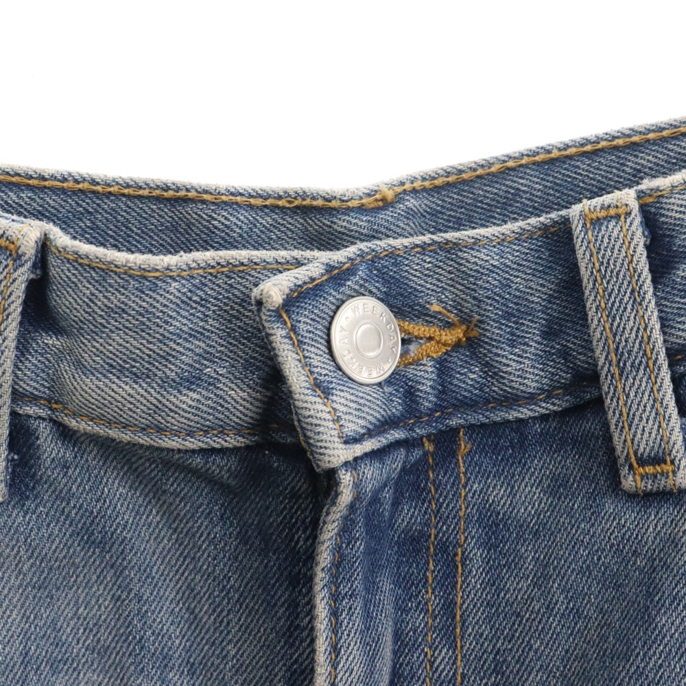 Weekday(ウィークデイ) Wavy Jeans カーブデニムパンツ ジーンズ インディゴ