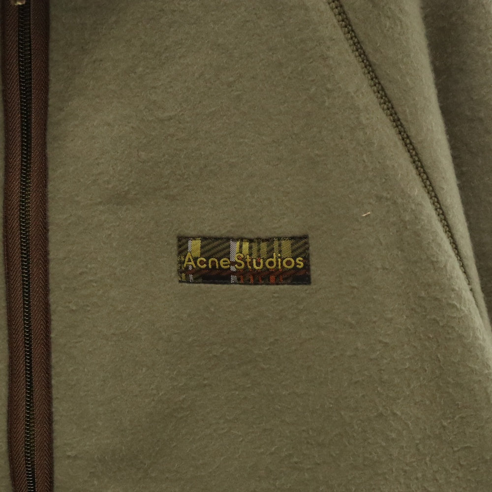 Acne Studios(アクネ ストゥディオズ) POLAR FLEECE JACKLET ポーラーフリースジャケット グリーン FN-MN-OUTW000735