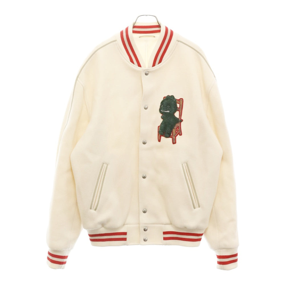 DIOR(ディオール) 24SS × Otani Workshop Varsity Blouson Felted Wool Blend Jersey オータニワークショップ バーシティブルゾン ジャージー 413J435A0756