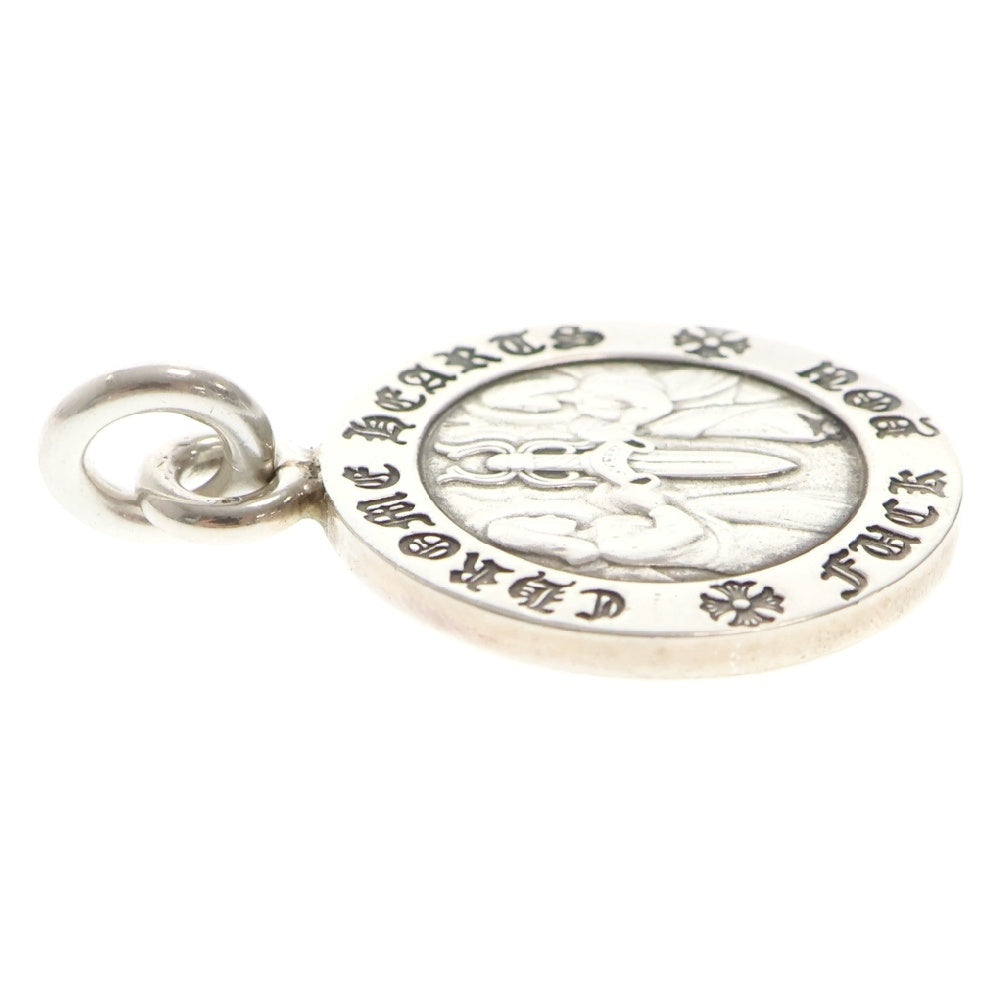 CHROME HEARTS(クロムハーツ) CHRM ANGL MDL エンジェルメダルチャーム V1 シルバーネックレストップ シルバー