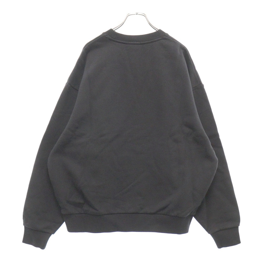 KITH(キス) 24AW ×Batman Logo Vintage Long Sleeve Tee KHK030711 バットマン ヴィンテージ加工クルーネックスウェットトレーナー ブラック