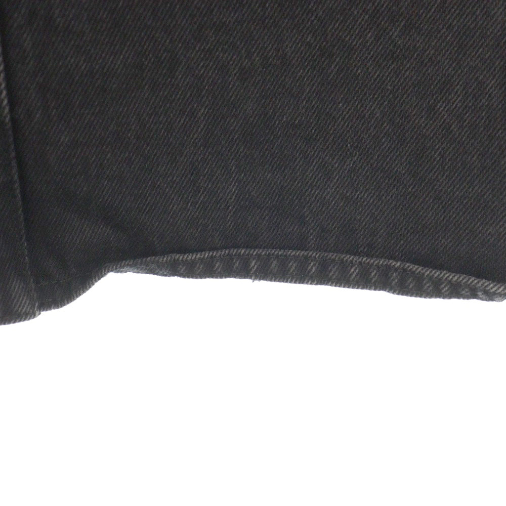 LOUIS VUITTON(ルイヴィトン) 24SS Monogram Emboss Oversized Denim Jacket RM241Q CHX HQS42W モノグラムエンボス オーバーサイズ デニムシャツジャケット ブラック