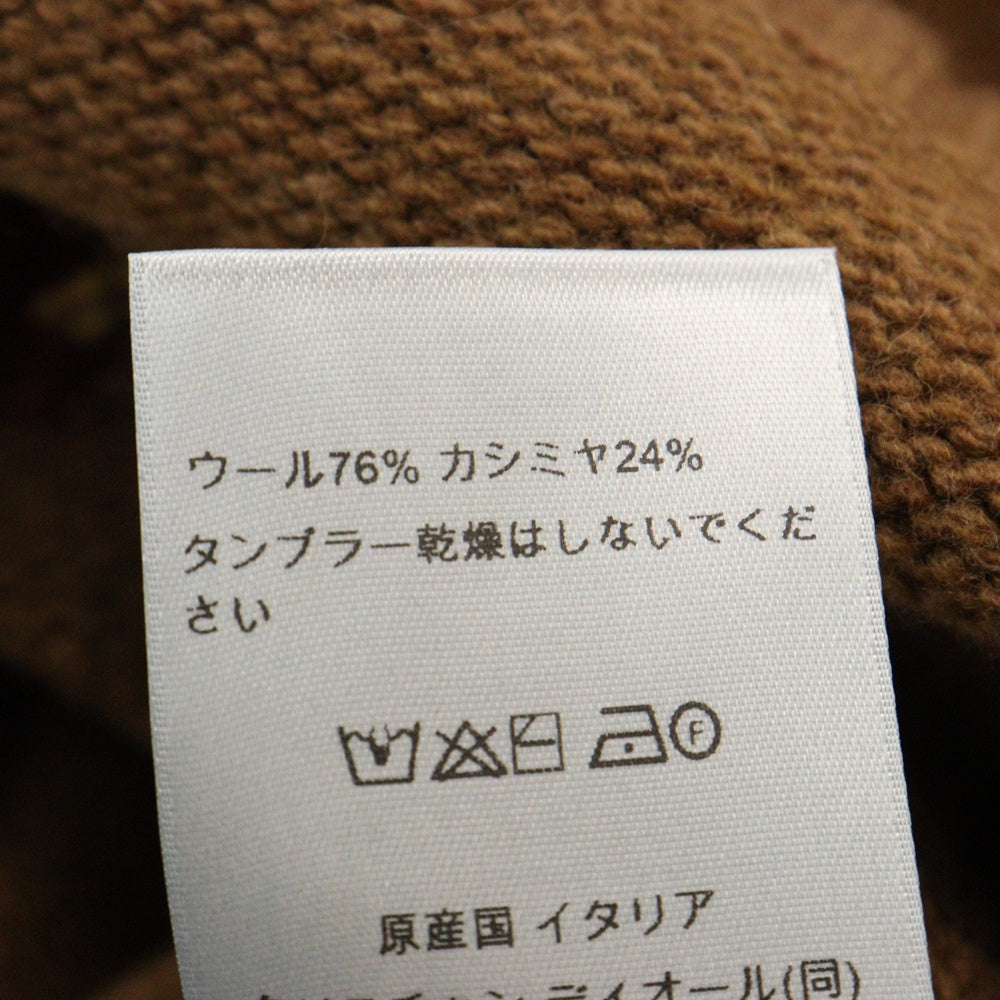 DIOR(ディオール) 24AW ×Lewis Hamilton ルイスハミルトン ロゴプリント ニットセーター ブラウン 513M609AT663
