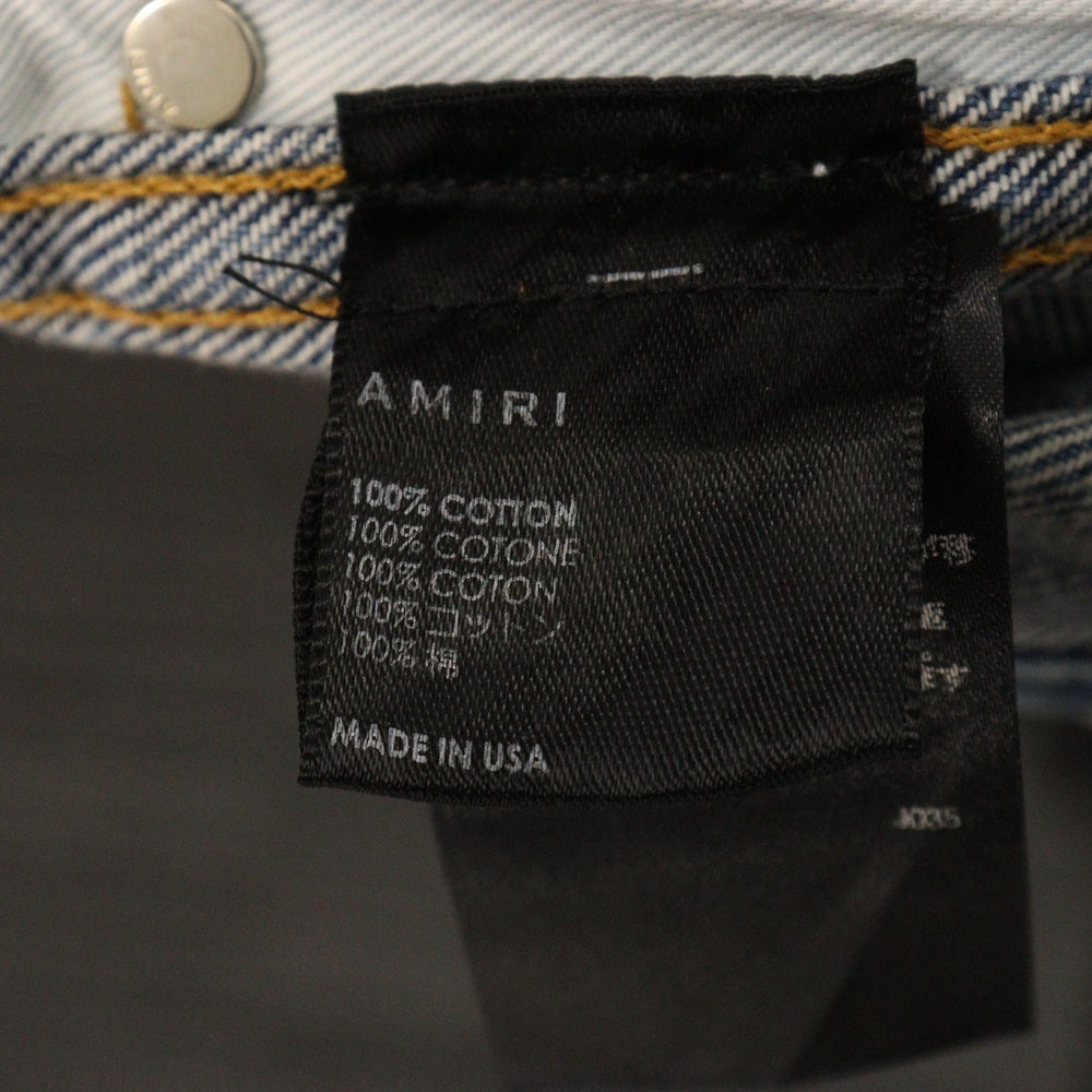 AMIRI(アミリ) BLEACH CARPENTER ブリーチ カーペンター デニムパンツ インディゴPF23MDF033-875