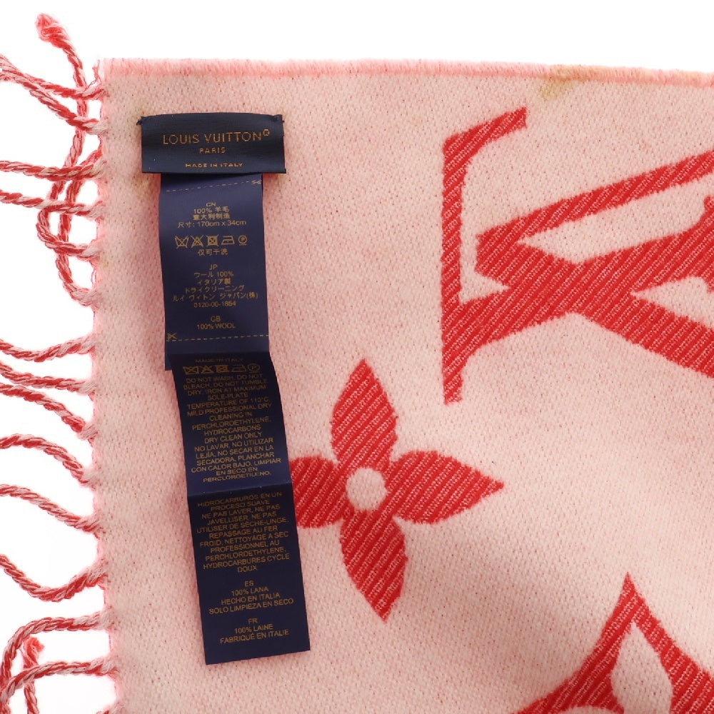LOUIS VUITTON(ルイヴィトン) M78196 モノグラム エシャルプ LV エセンシャル マフラー レッド
