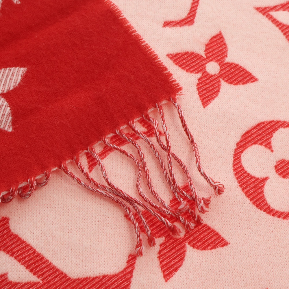 LOUIS VUITTON(ルイヴィトン) M78196 モノグラム エシャルプ LV エセンシャル マフラー レッド