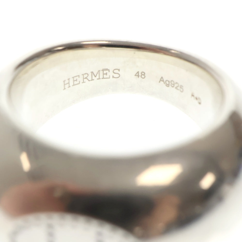 HERMES(エルメス) エブリン エクリプス パンチング シルバーリング 48