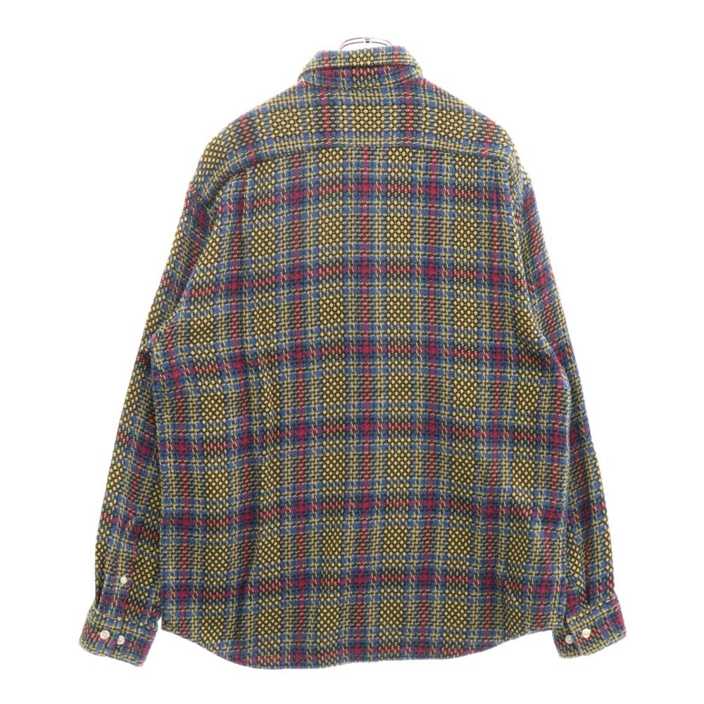 SUPREME(シュプリーム) 23SS basket weave plaid shirt バスケット ウィーブ チェック 長袖 シャツ マルチ