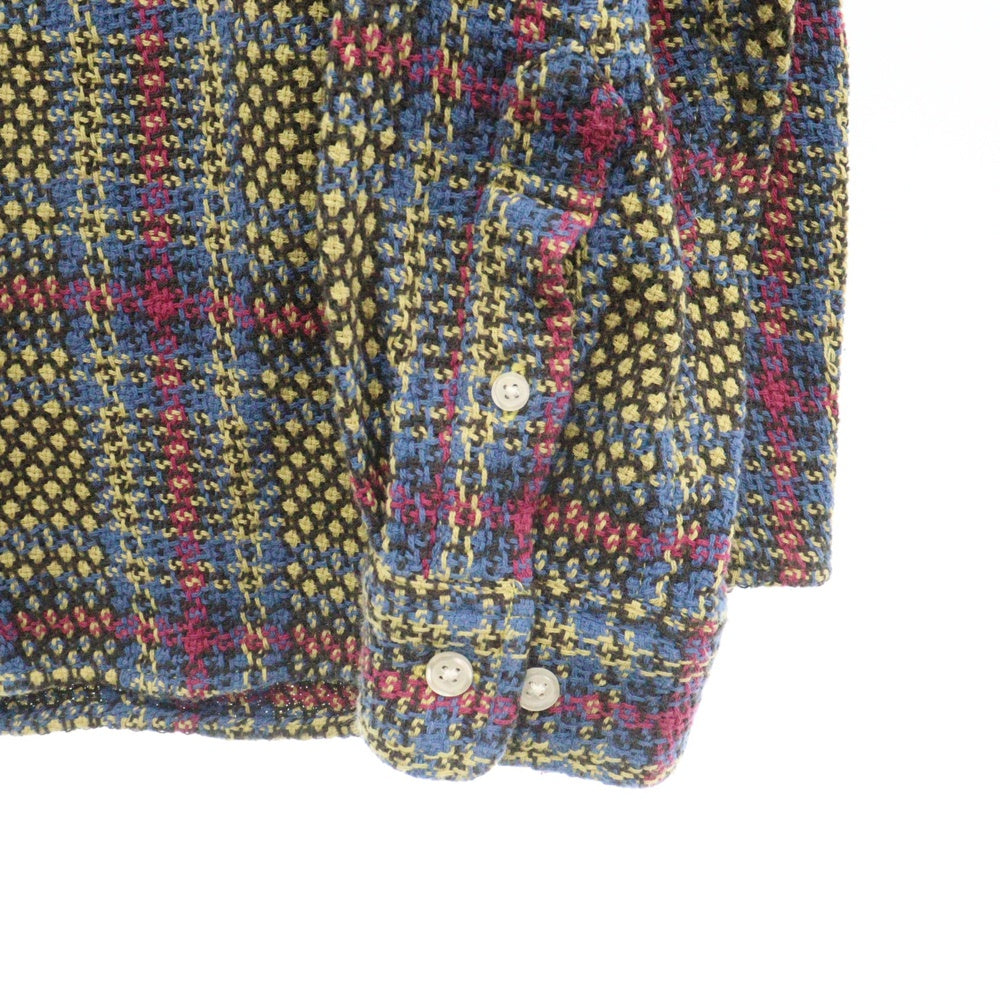SUPREME(シュプリーム) 23SS basket weave plaid shirt バスケット ウィーブ チェック 長袖 シャツ マルチ