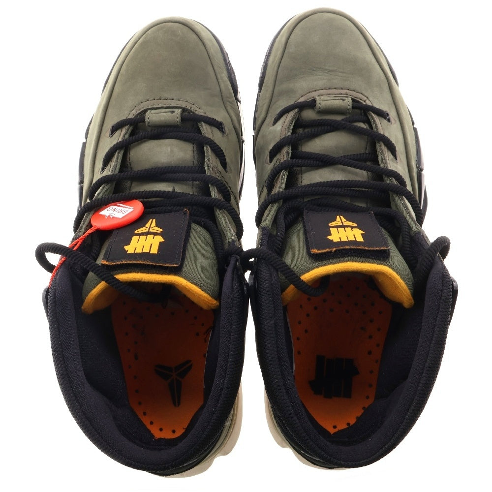 NIKE(ナイキ) ×アンディフィーテッド コービー1 プロトロ フライトジャケット ハイカットスニーカー カーキ SP18-MNBSKT-156 MS10