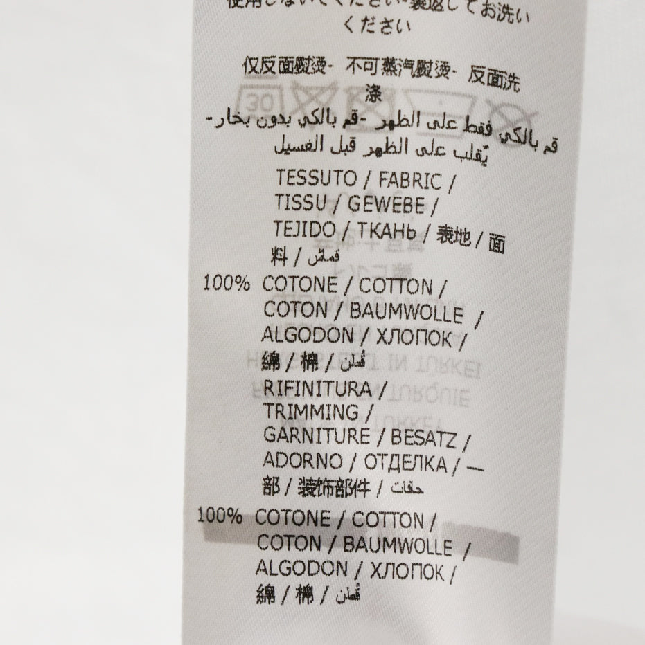 McQ(マックキュー) フロントロゴプリント 半袖Tシャツ ホワイト 291571 ROR06