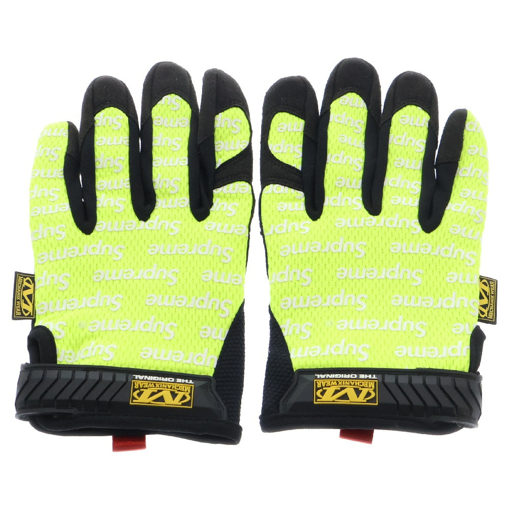 SUPREME(シュプリーム) 17SS ×Mechanix Wear Original Work Gloves Yellow メカニックスウェア オリジナル ワーク グローブ 手袋 ネオンイエロー
