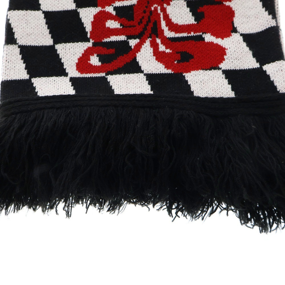 OFF-WHITE(オフホワイト) Checker Leaf Scarf チェッカーフラッグマフラー スカーフ OMMA001F174071429920