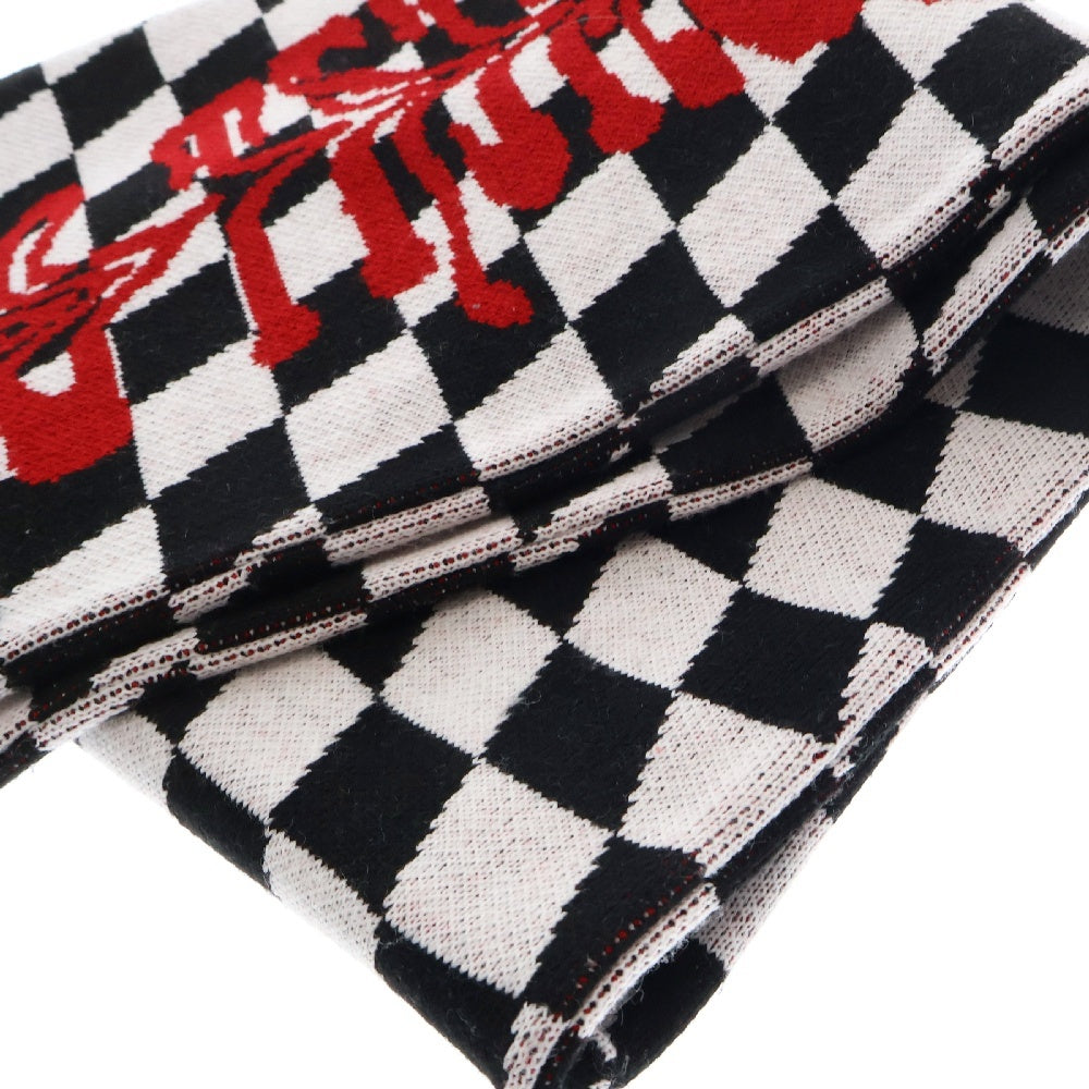 OFF-WHITE(オフホワイト) Checker Leaf Scarf チェッカーフラッグマフラー スカーフ OMMA001F174071429920