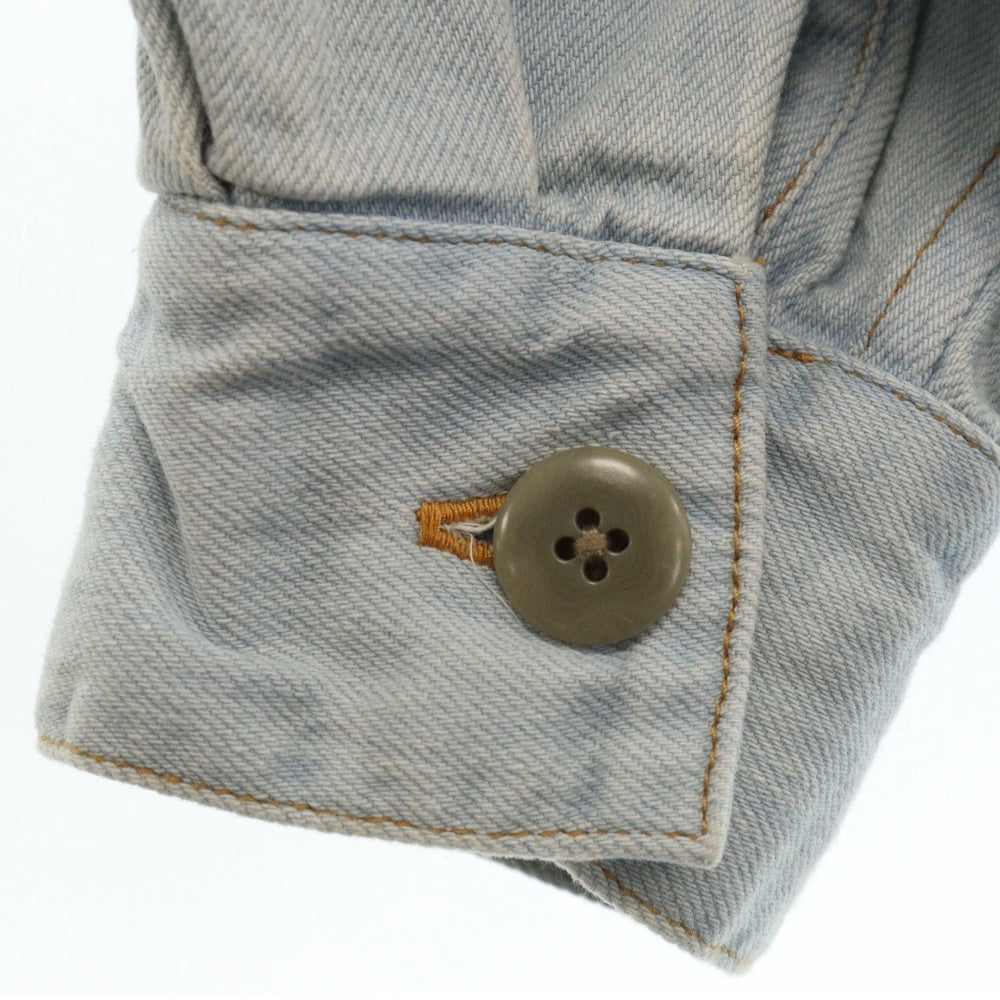 KAPITAL(キャピタル) 8oz Denim Shirt EK-1588LS ハーフボタン デニムシャツ インディゴ