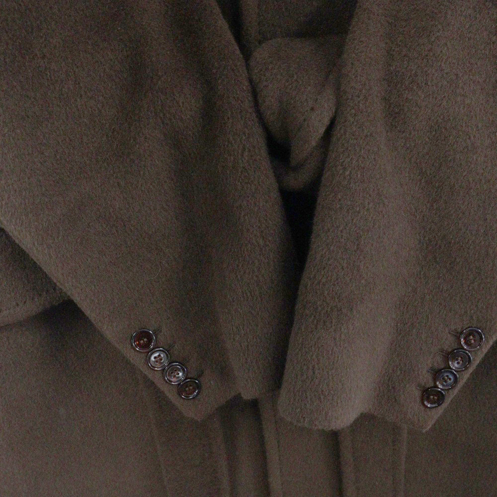 Acne Studios(アクネ ストゥディオズ) Wool Coat FN-MN-OUTW000668 シングルブレスト ウールチェスターコート ロングジャケット ブラウン