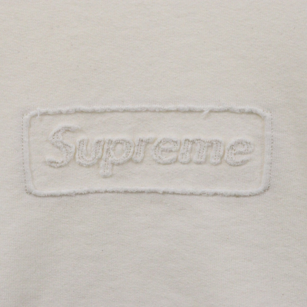 SUPREME(シュプリーム) 20SS Cutout Logo Crewneck カットアウト ロゴ クルーネック スウェット トレーナー ナチュラル