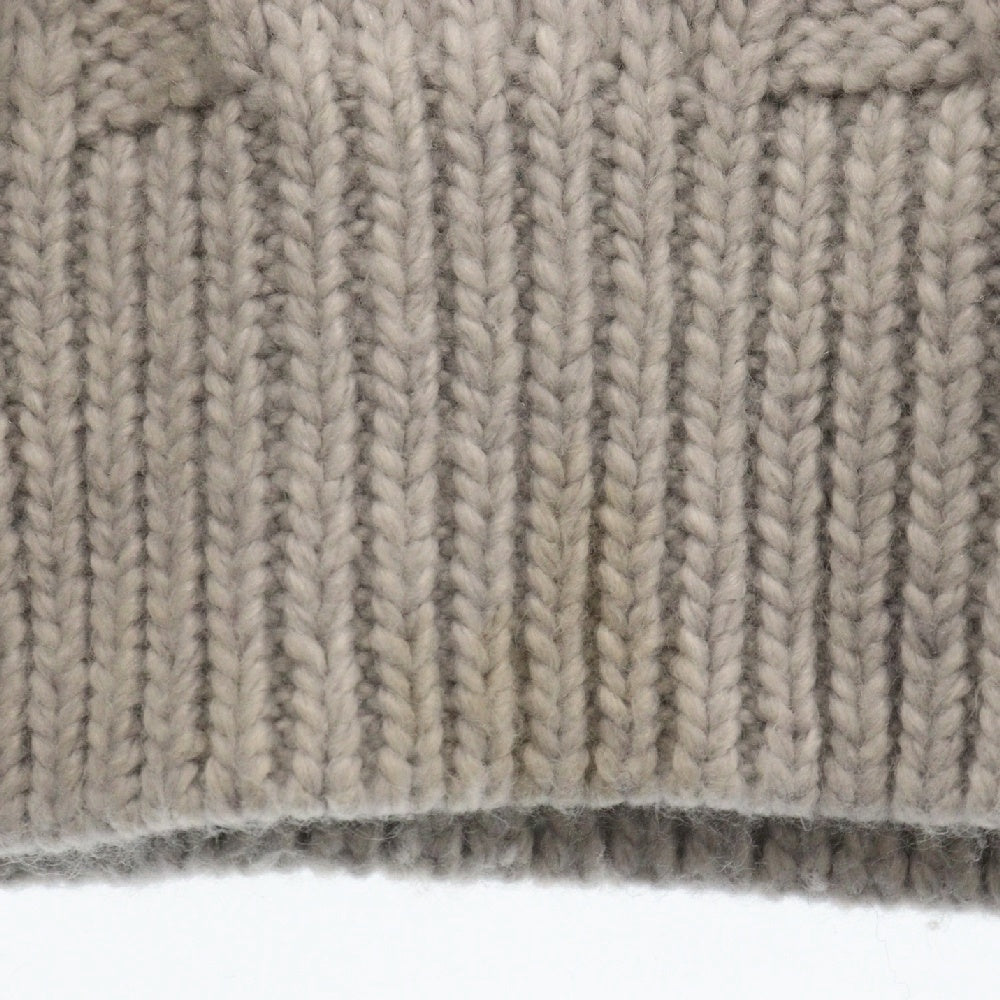 KITH(キス) 23AW クルーネックケーブルニットセーター グレー