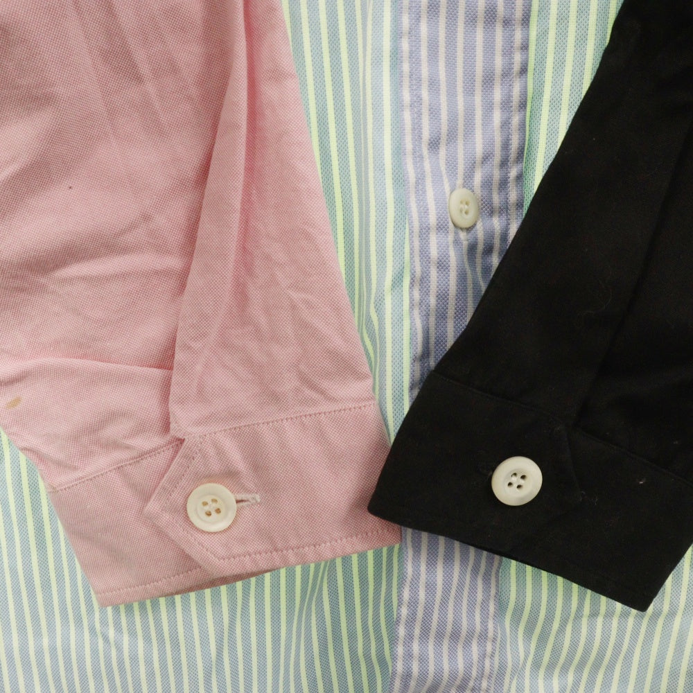 PRADA(プラダ) 20SS Cotton L/S Shirts UCN275 S201 マルチデザイン ストライプ 長袖シャツ マルチ