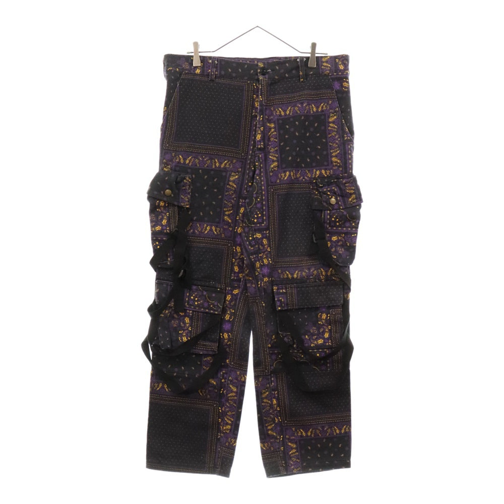 ROGIC(ロジック) Paisley Bontage Pants NB-002 NUBIAN限定 ペイズリー柄 カーゴパンツ パープル