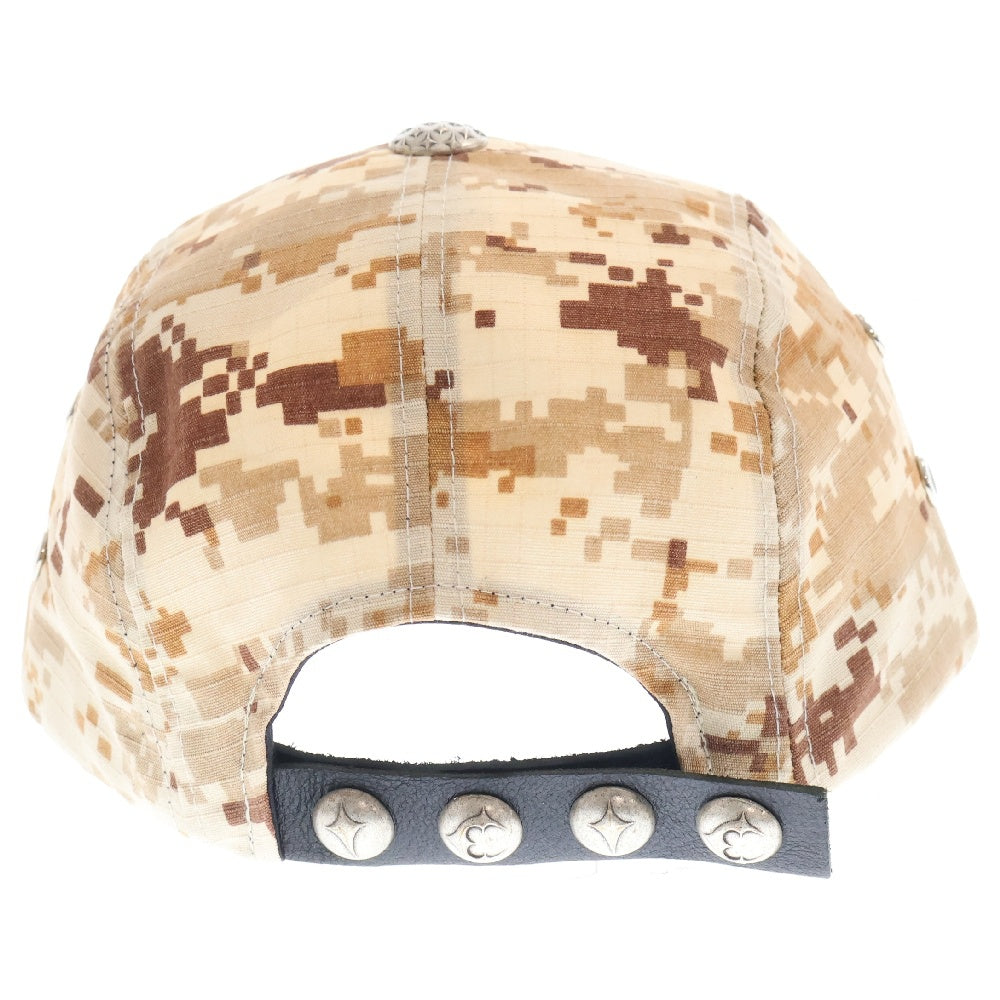 THUG CLUB(サグクラブ) 24AW TC ARMY CAP TC24AC2103 アーミーキャップ カモフラ総柄帽子 ブラウン
