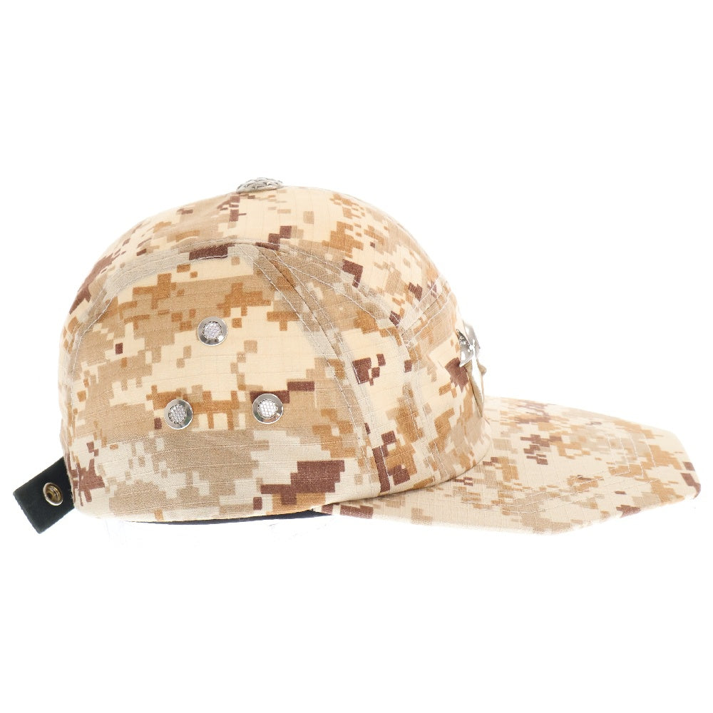 THUG CLUB(サグクラブ) 24AW TC ARMY CAP TC24AC2103 アーミーキャップ カモフラ総柄帽子 ブラウン