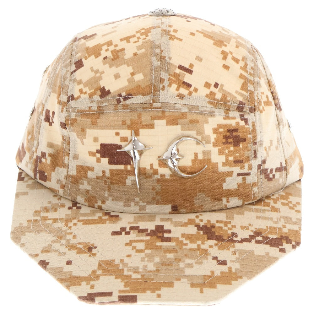 THUG CLUB(サグクラブ) 24AW TC ARMY CAP TC24AC2103 アーミーキャップ カモフラ総柄帽子 ブラウン
