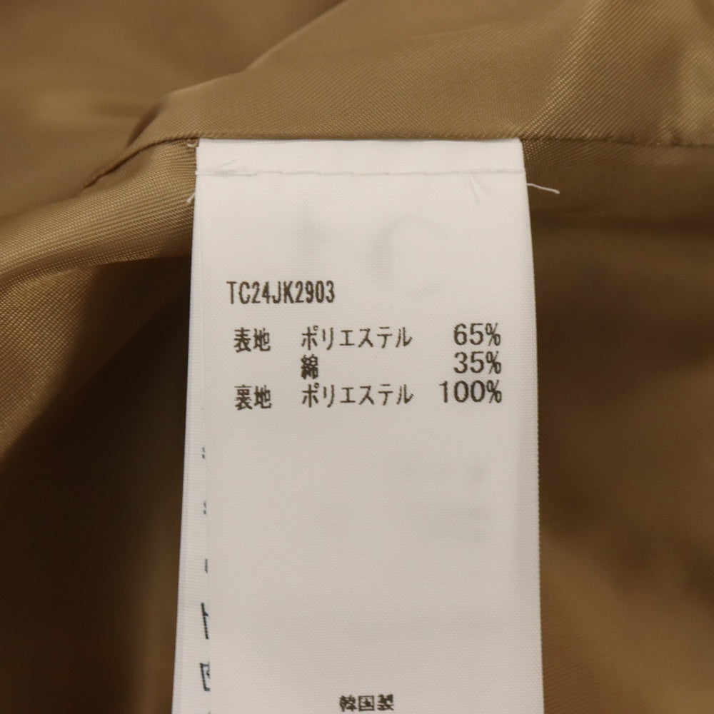 THUG CLUB(サグクラブ) 24AW TC ARMY BLAZER TC24JK2903 アーミーブレザー カモフラ総柄テーラードジャケット ブラウン