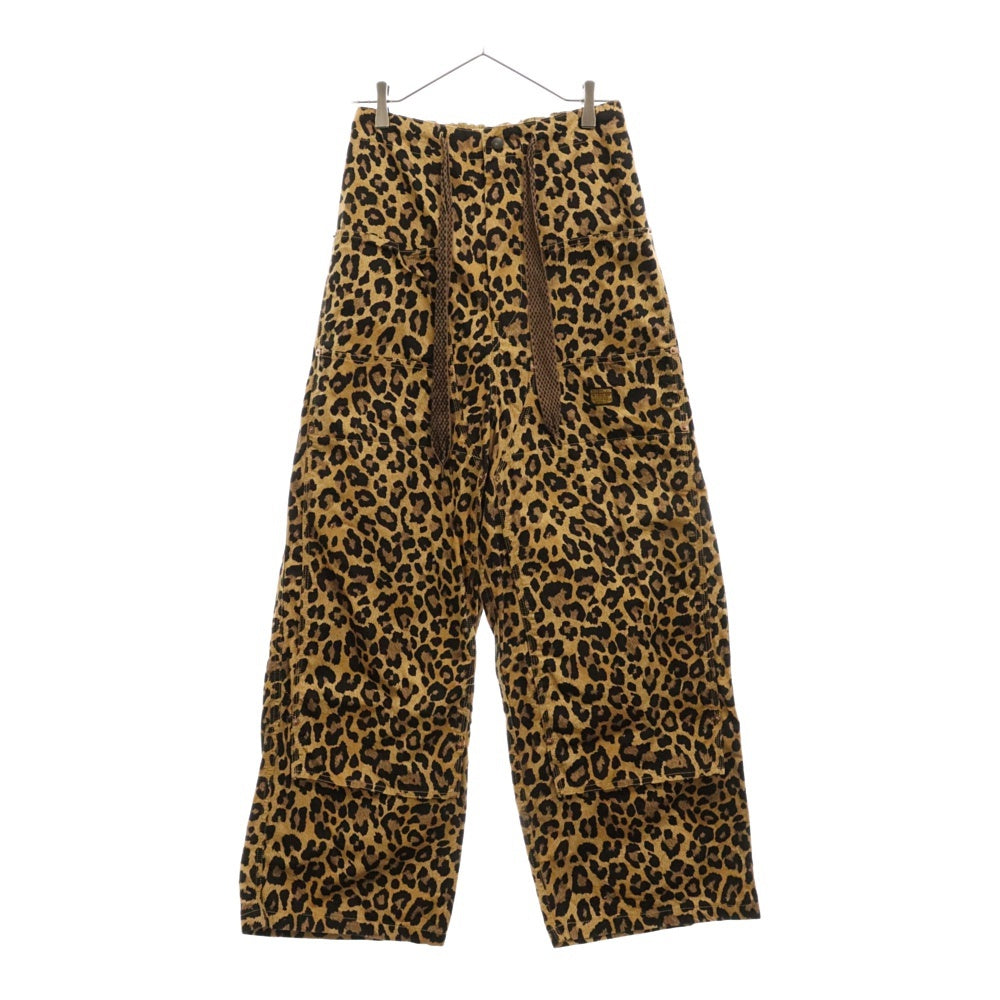 KAPITAL(キャピタル) Leopard Easy Pants レオパード イージーパンツ イエロー K2409LP009