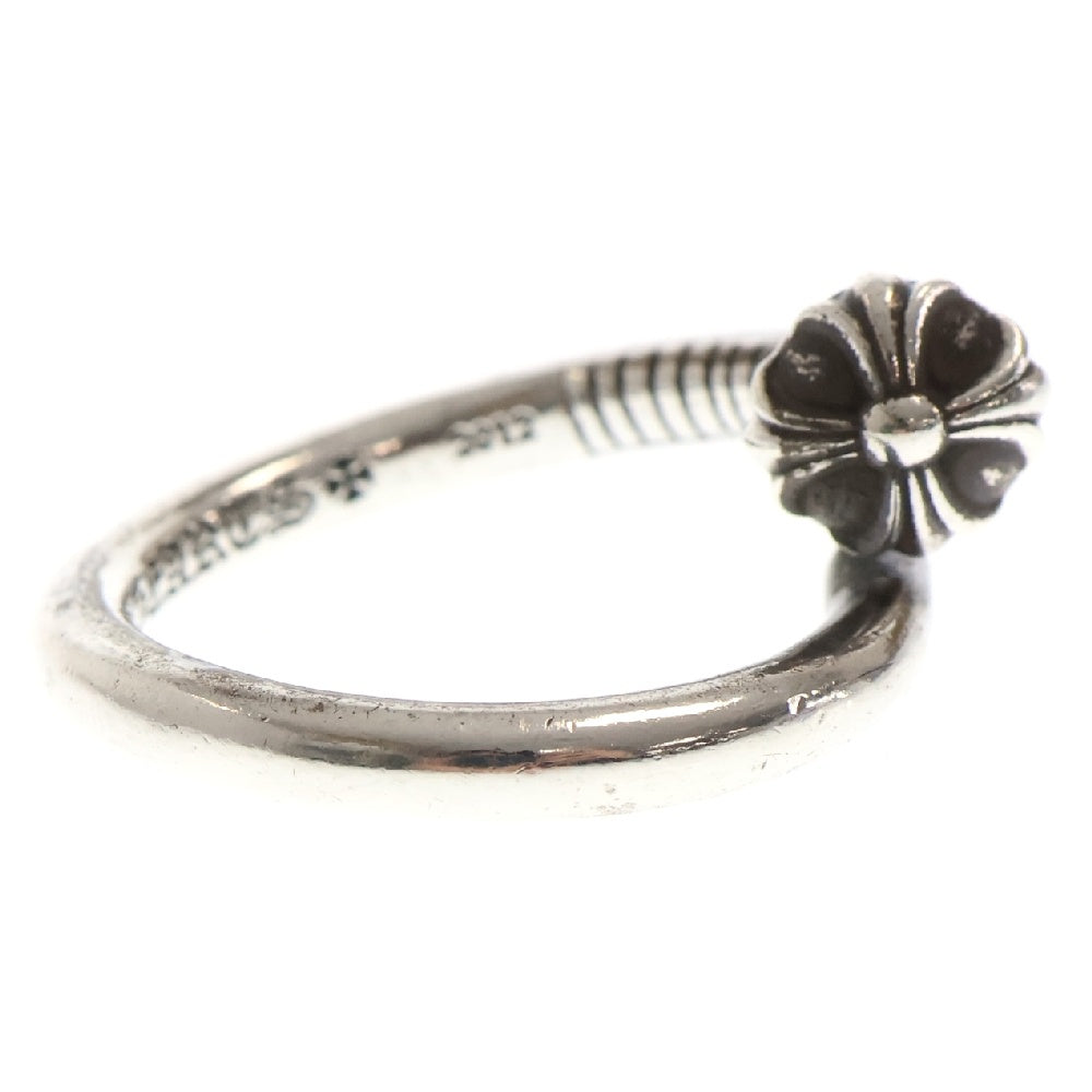 CHROME HEARTS(クロムハーツ) NAIL FLAT CRSBALL ネイル クロスボール リング シルバー