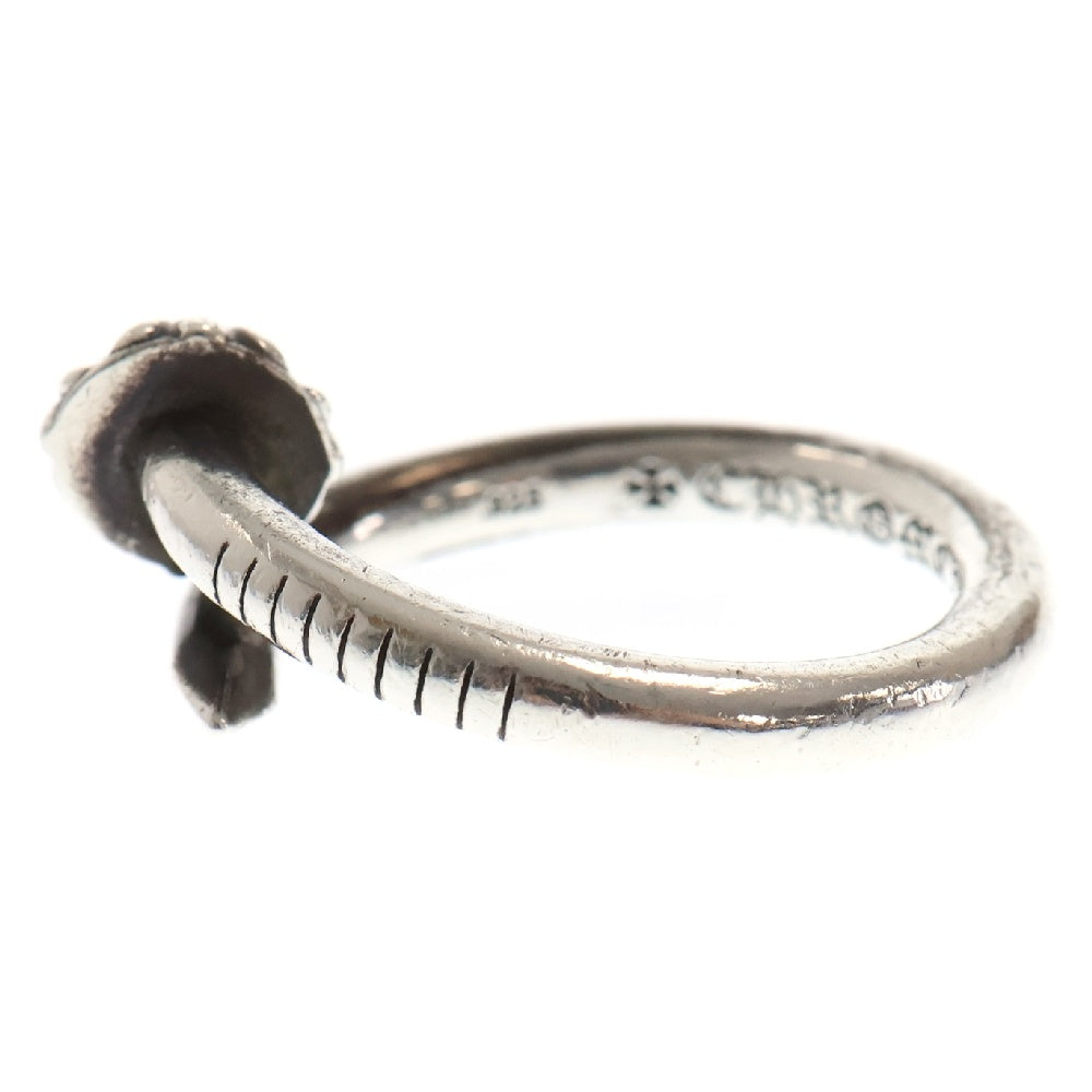 CHROME HEARTS(クロムハーツ) NAIL FLAT CRSBALL ネイル クロスボール リング シルバー