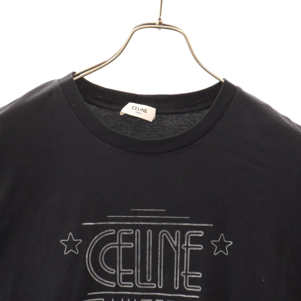 CELINE(セリーヌ) WILTERN プリント ルーズ 半袖 Tシャツ リミテッドエディション ブラック 2X39H671Q