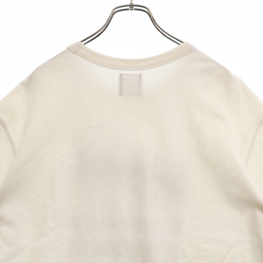 eytys(エイティーズ) ×H&M エイチアンドエム コットンブレンドTシャツ ホワイト/ブルー CA42271