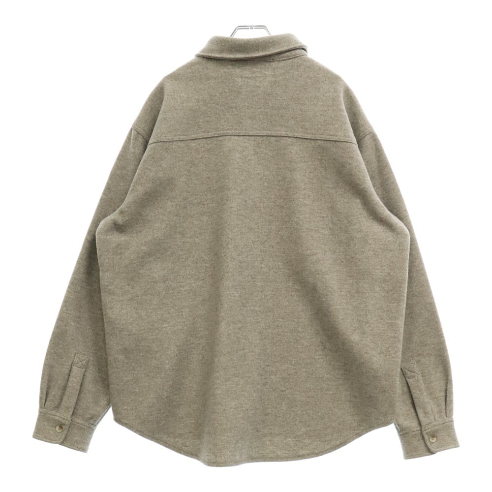 KITH(キス) Boiled Wool Warden Overshirt ウール オーバー シャツ ジャケット グレー